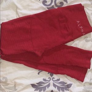 Revival R6 Leggings - Coral Red